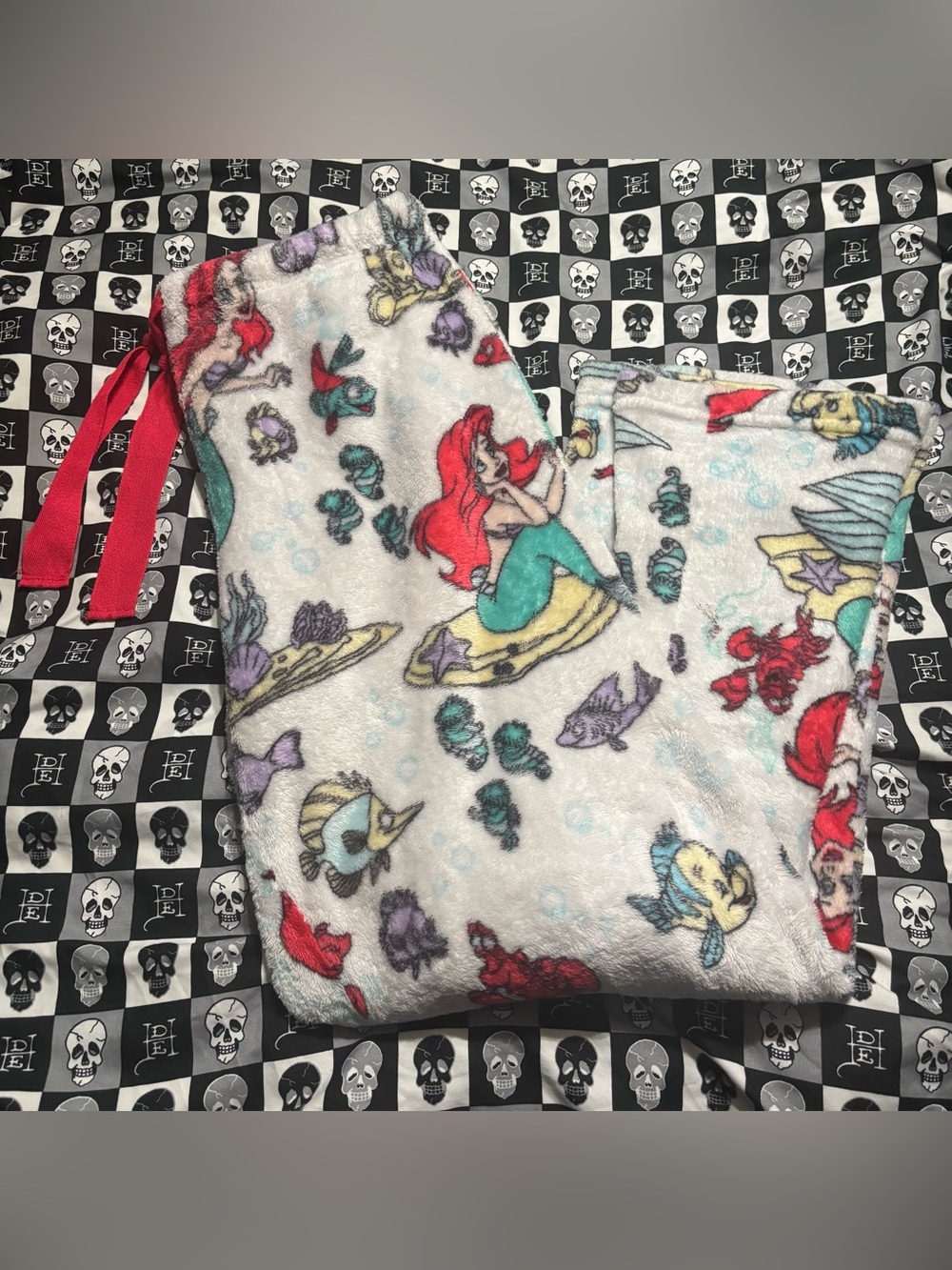 🎃5 for $25🎃 Disney Ariel the Little Mermaid Fuzzy Pajama Pants